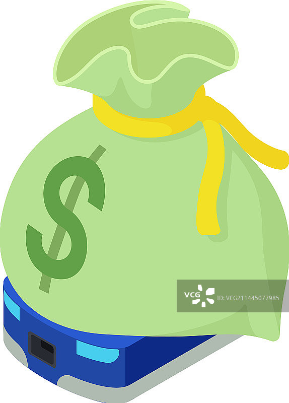 仓库自动化等距视角图标图片素材