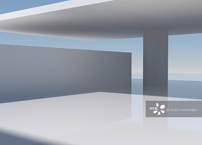 现代建筑停车场图片素材