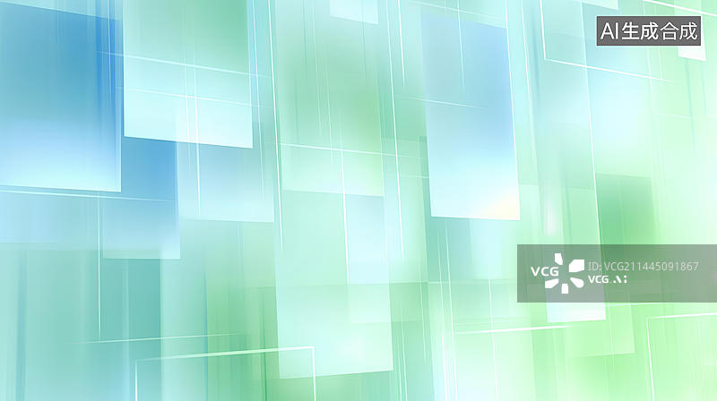 【AI数字艺术】未来几何体构成背景图片素材