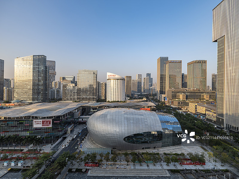 一亿像素超高清深圳海岸城城市风光图片素材