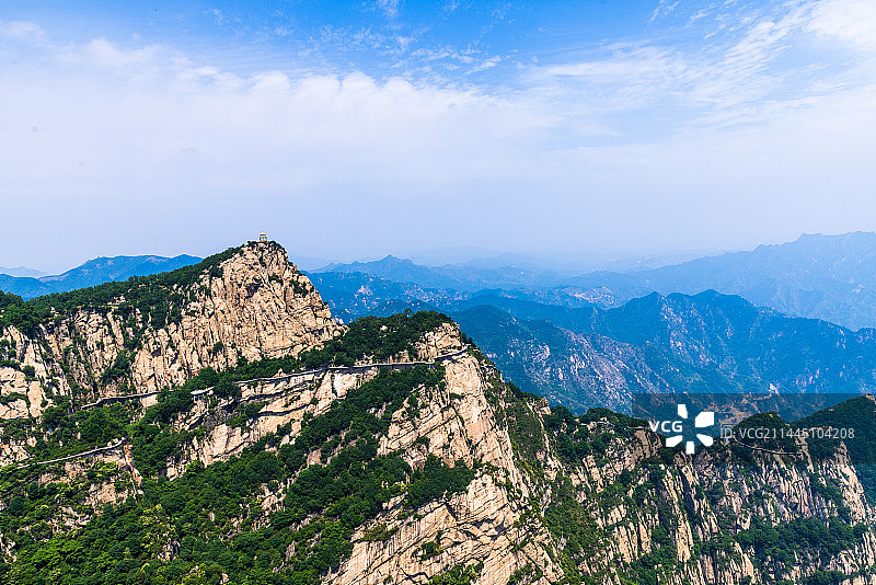 河北灵寿五岳寨盛夏风光图片素材