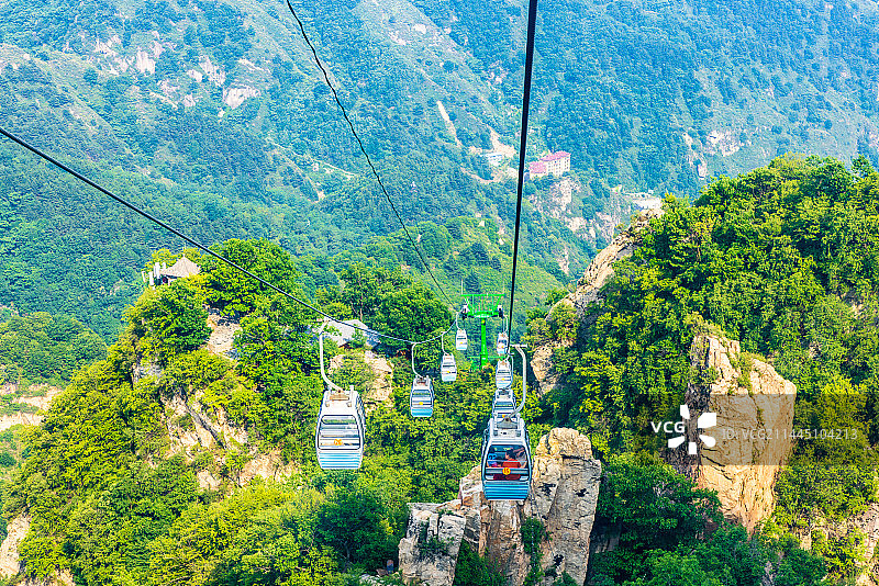 河北灵寿五岳寨盛夏风光图片素材