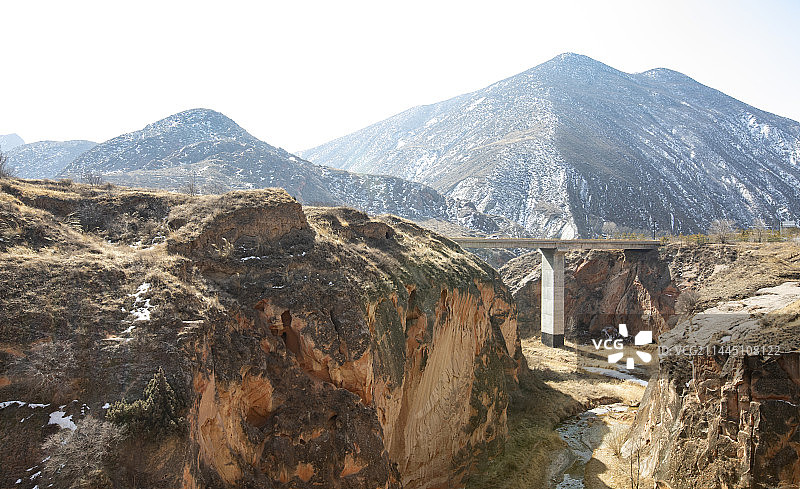 西吉须弥山石窟图片素材