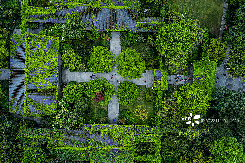 浙江杭州万松书院图片素材