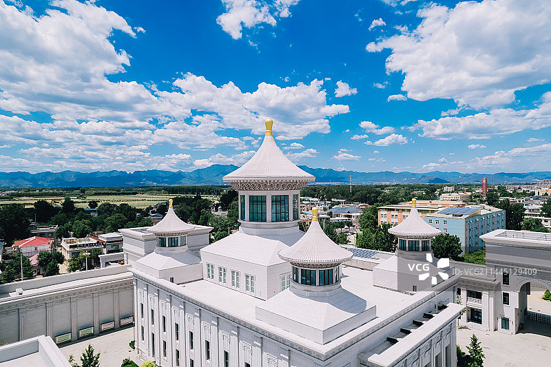 北京窦店清真寺图片素材