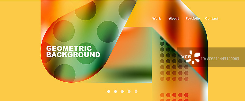 Glassmorphism登陆页背景模板图片素材