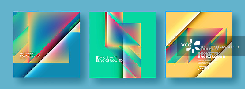 一组抽象背景-重叠图片素材