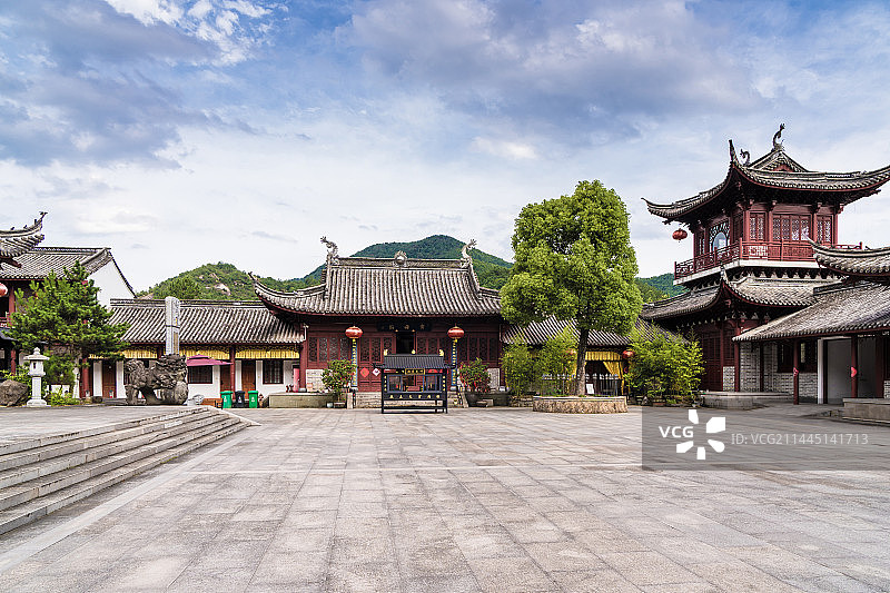 浙江天台山桐柏宫图片素材