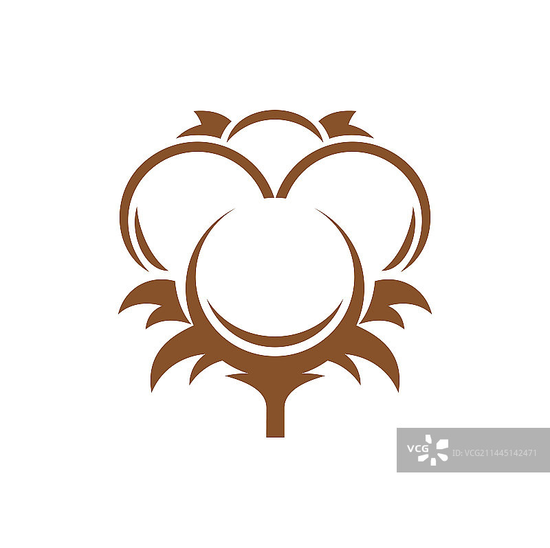 棉花图标：100%有机柔软生物面料图片素材