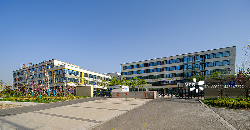 中国山东青岛即墨区新安小学图片素材