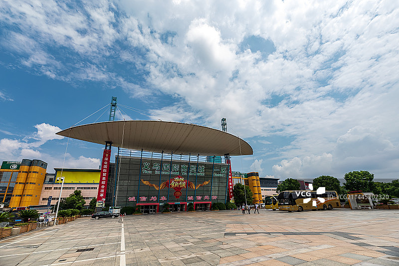 浙江义乌地标建筑义乌国际商贸城图片素材