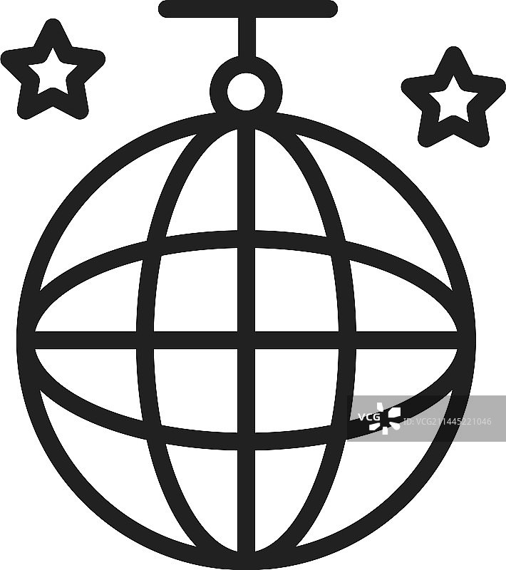 迪斯科球图标图片素材