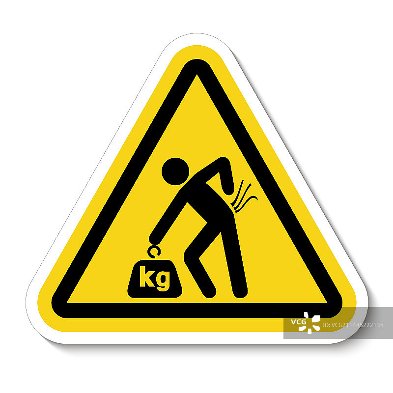 起重危险可能导致受伤请注意安全图片素材