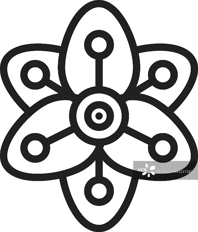 虎百合图标图像图片素材