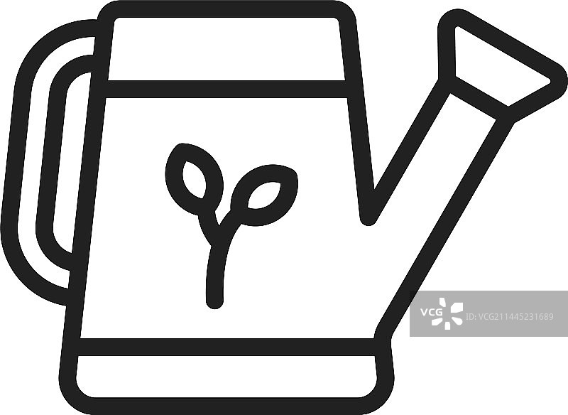 浇水壶图标图像图片素材