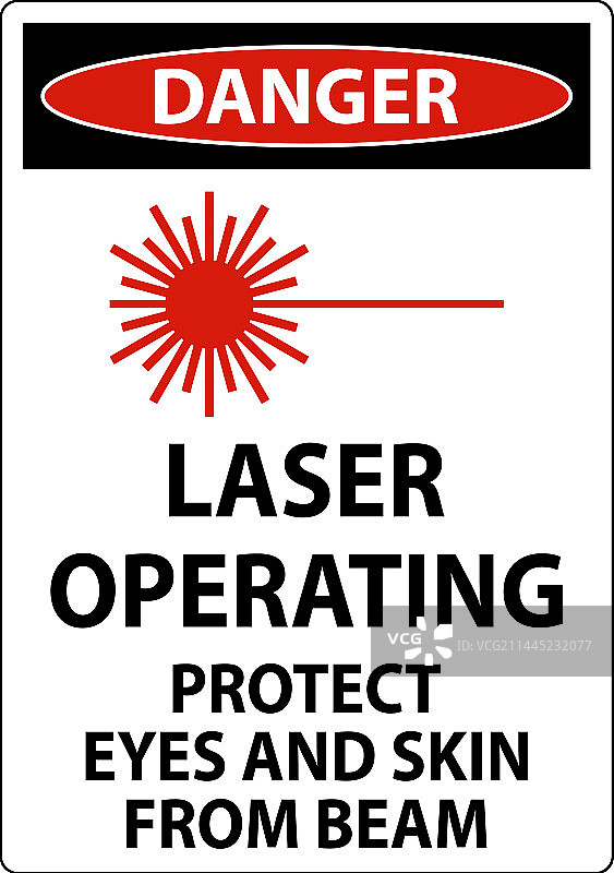 激光操作安全防护图片素材