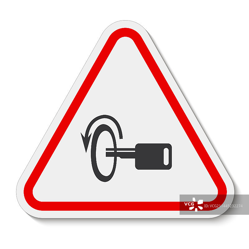 关闭引擎符号标志，白色背景图片素材