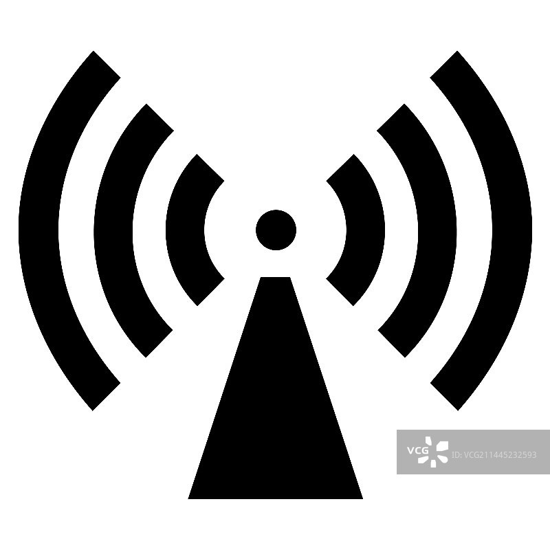 当心非电离辐射标志图片素材