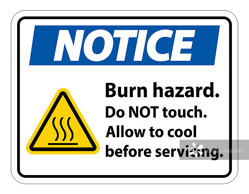 警告标志：高温危险，请勿触摸图片素材