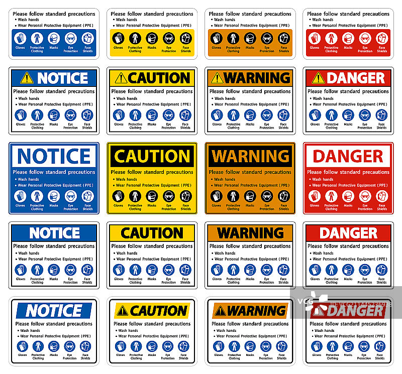 遵守标准预防措施，洗手图片素材