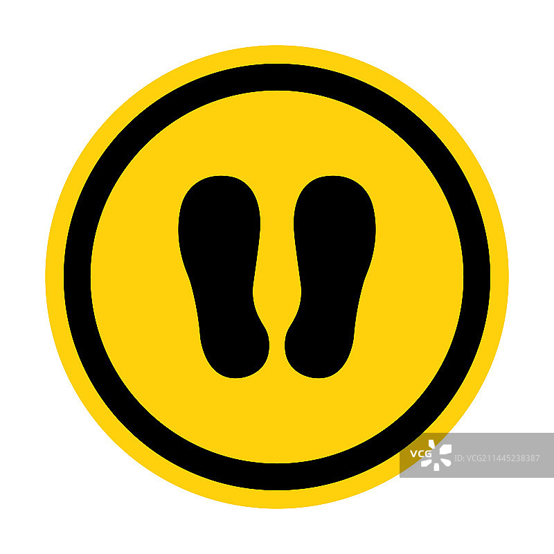 禁止在此行走或站立图片素材