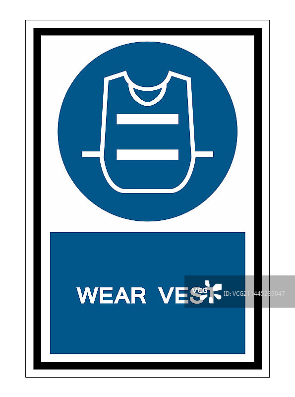 穿背心符号标志在白色背景上隔离图片素材