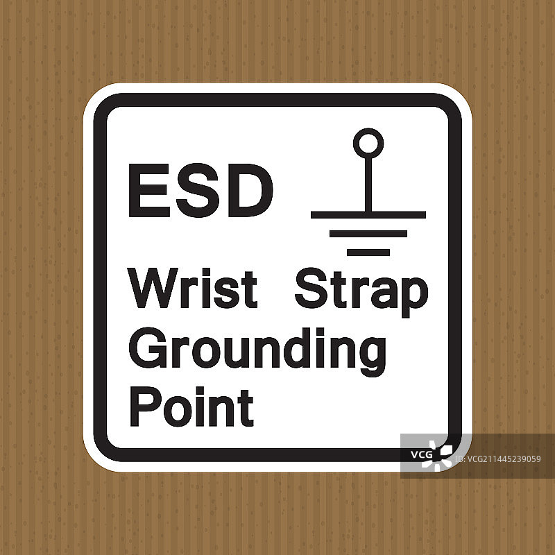 白色背景上的接地符号标志图片素材