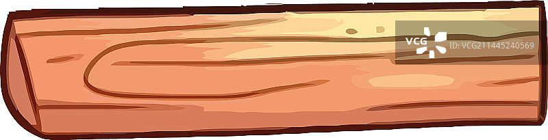 白色背景上的粗糙木板图片素材