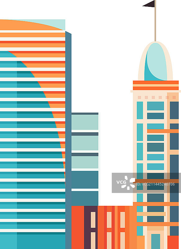 现代城市建筑图片素材