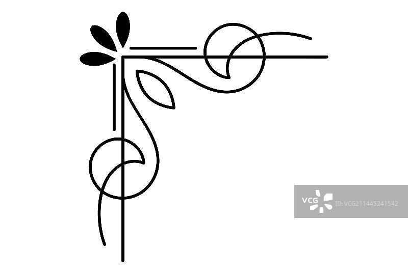 婚礼装饰角饰设计图片素材