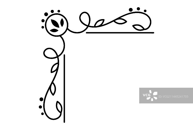 婚礼装饰角饰设计图片素材