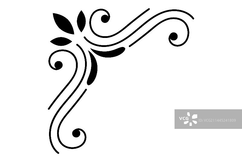 婚礼装饰角饰设计图片素材