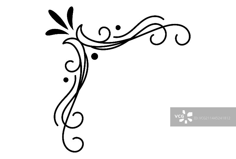 婚礼装饰角饰设计图片素材