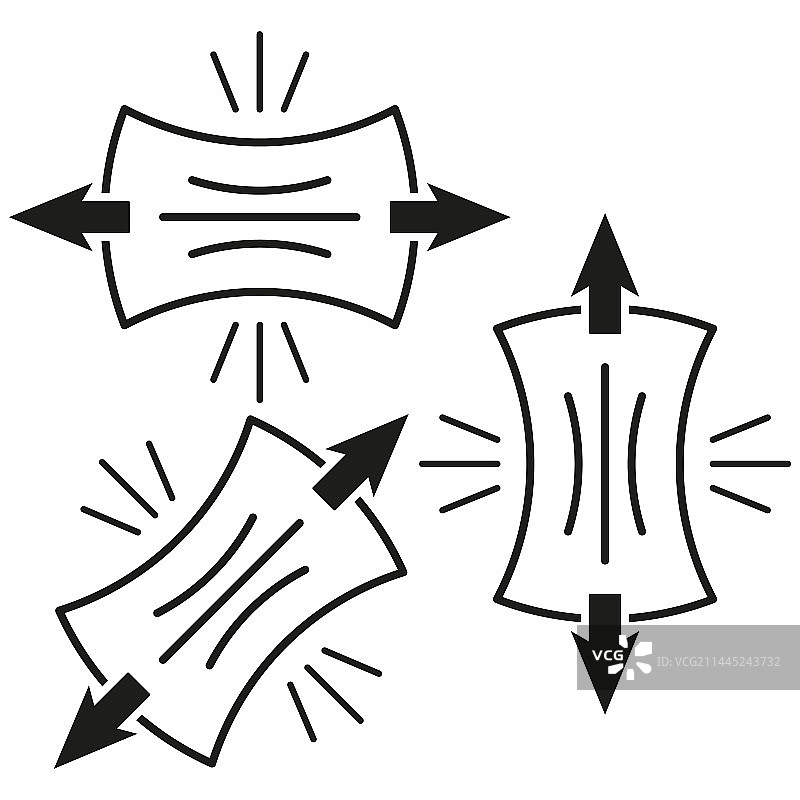 伸展线条图标素材图片素材