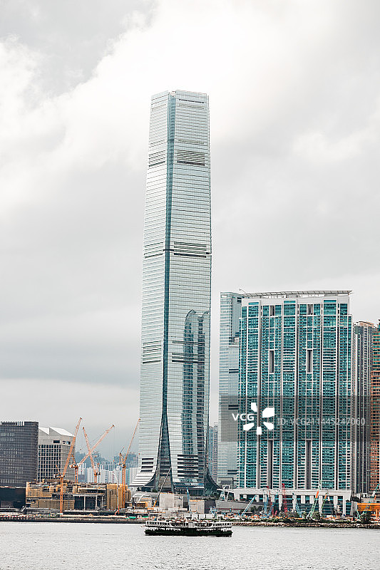 中国香港特区油尖旺区尖沙咀道环球贸易广场图片素材