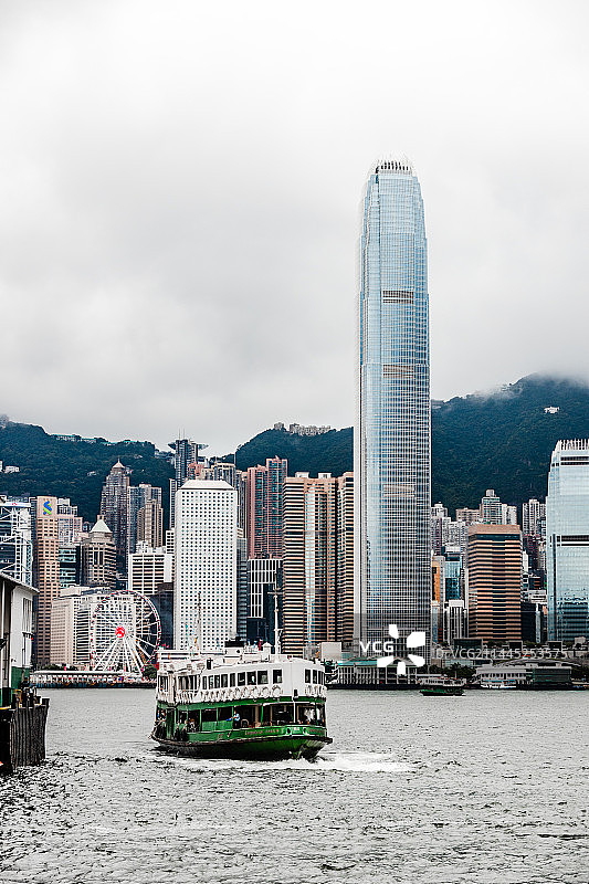 中国香港特区维多利亚港尖沙咀天星码头图片素材