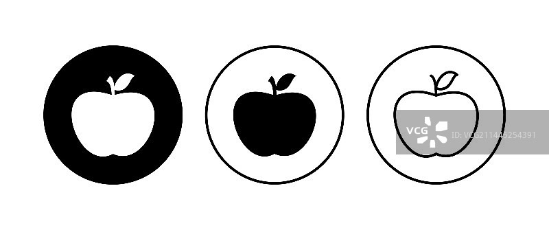 苹果图标集图片素材