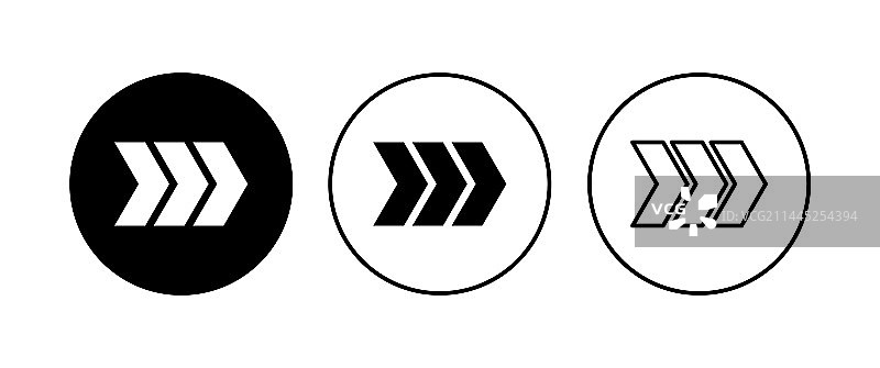 箭头图标集图片素材