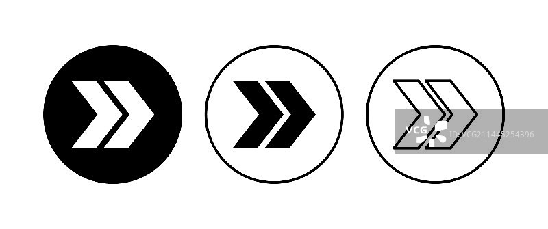 箭头图标集图片素材