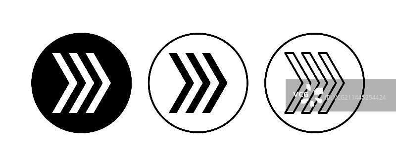 箭头图标集图片素材