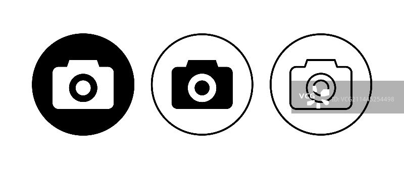 相机图标集图片素材