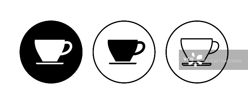 咖啡杯图标合集图片素材