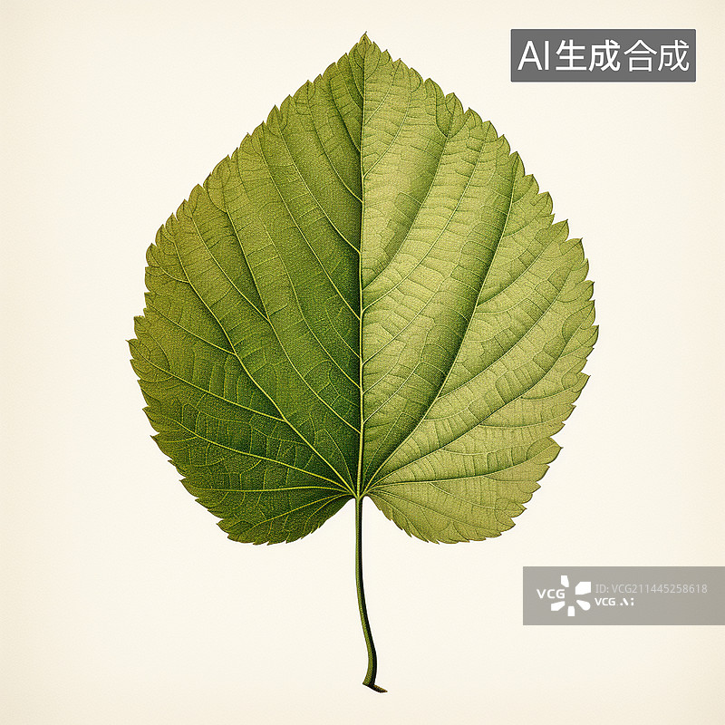【AI数字艺术】AIGC：一片叶子图片素材