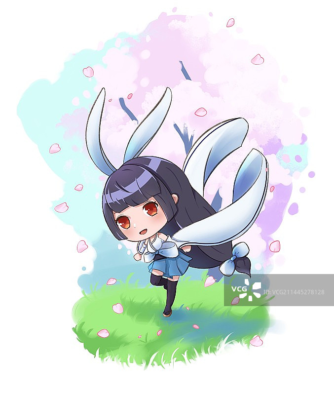 兔耳娘图片素材