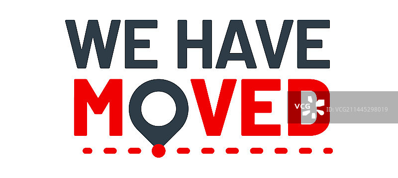 搬迁图标：办公室或商店搬迁标志图片素材