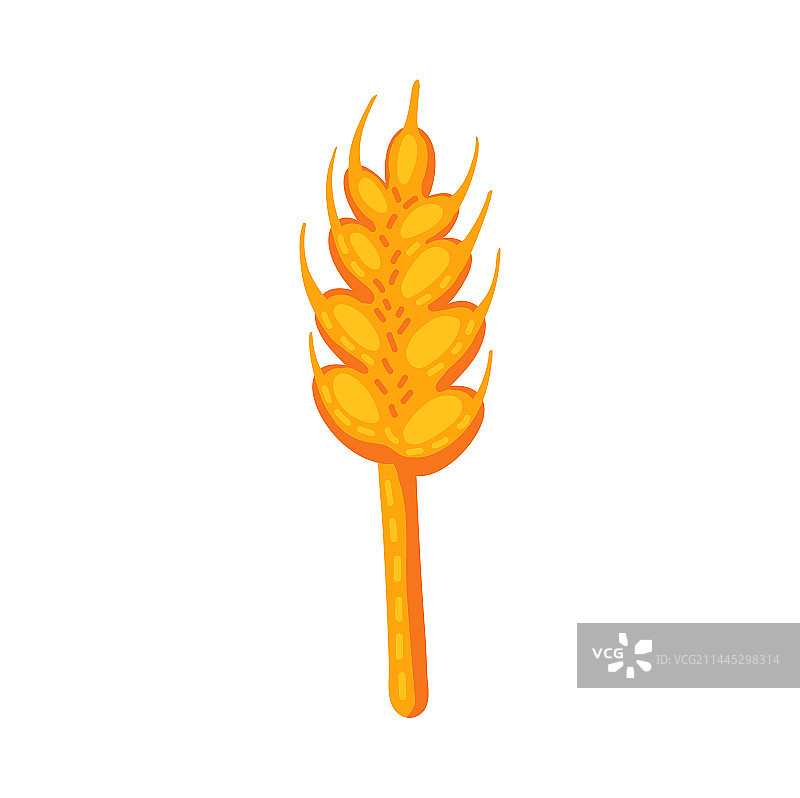 I字母秋季小麦字体设计图片素材