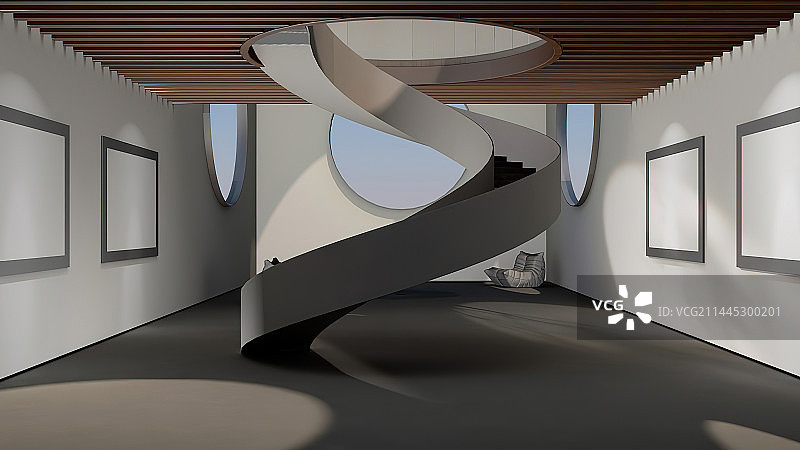 人造建筑艺术空间图片素材