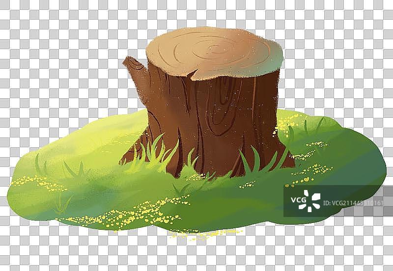 树桩元素图片素材