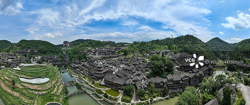 贵州省遵义市播州区尚嵇镇乌江寨图片素材