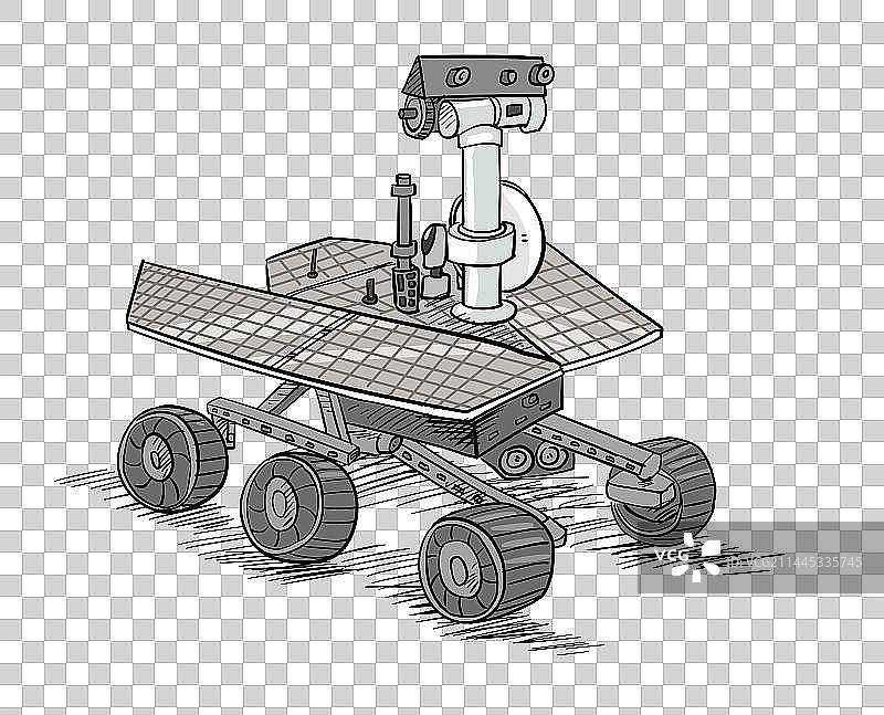 天问一号探测器图片素材